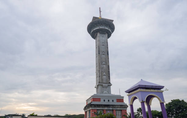 istock Main tower on Great agung mosque on the Semarang Central Java, when day time and blue sky. 1480458249