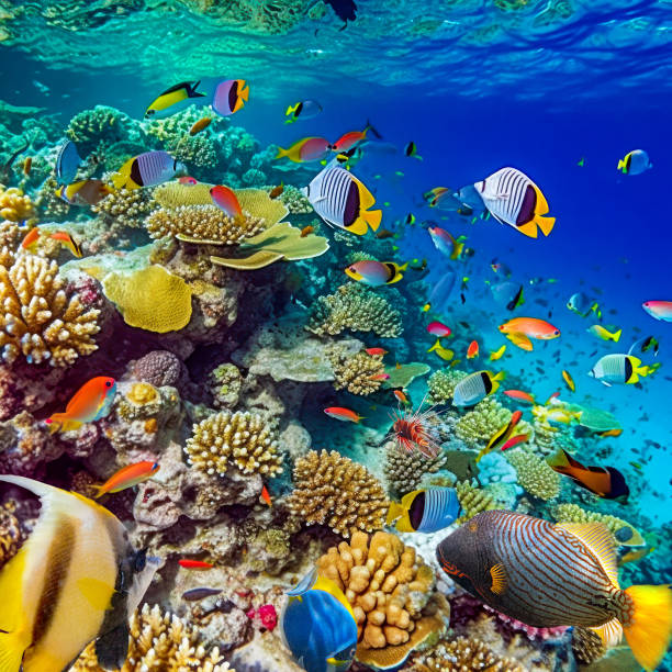 istock Underwater world in tropical ocean. 1480469838