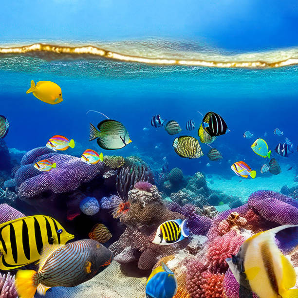istock Underwater world in tropical ocean. 1480469839