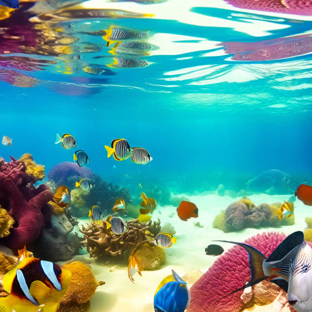 istock Underwater world in tropical ocean. 1480470477