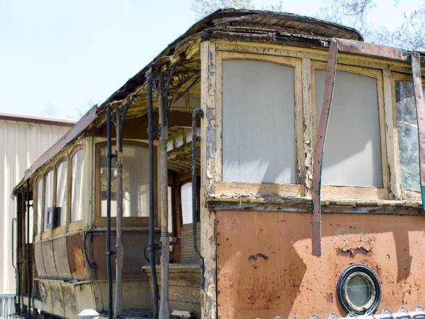 istock An old trolly on display at a public park 1480471986