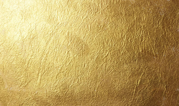 istock Japanese paper texture gold background material (abstract) 1480473970