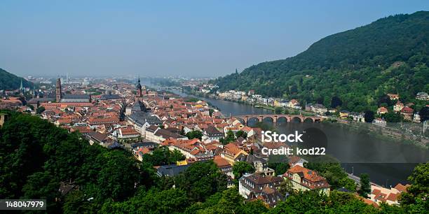 Heidelberg Skyline Stock Photo - Download Image Now - Architecture, Art, Art And Craft
