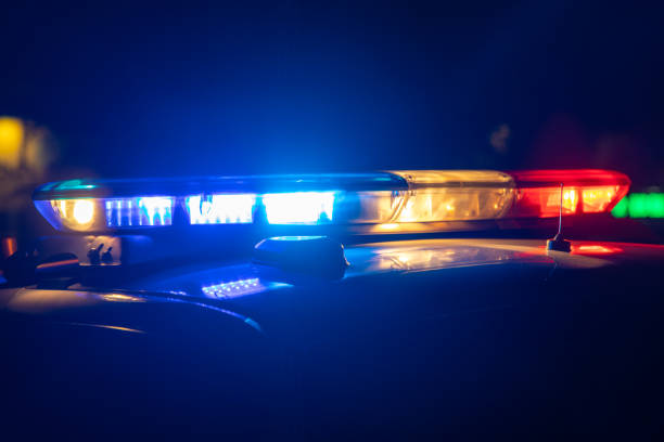 istock Lights on Police Car 1480494780