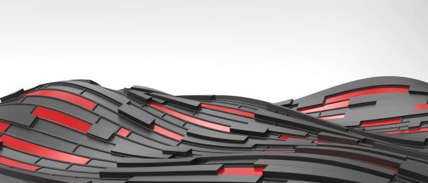 istock 3D Futuristic digital wave technology background. metaverse and innovative ideas connecting online businesses in the future world on Black. Inspiration, copy space, banner, software -3d Rendering 1480498315