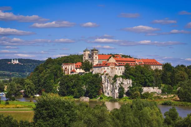 istock Beautiful historic monastery on the Vistula River in Poland. 1480507565