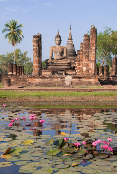 sukkothai 5 - sukhothai stok fotoğraflar ve resimler