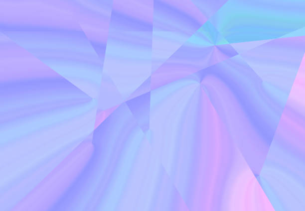 抽象的な背景にピンク、青、紫の滑らかな線 - fractal blue backgrounds focus on background点のイラスト素材／クリップアート素材／マンガ素材／アイコン素材
