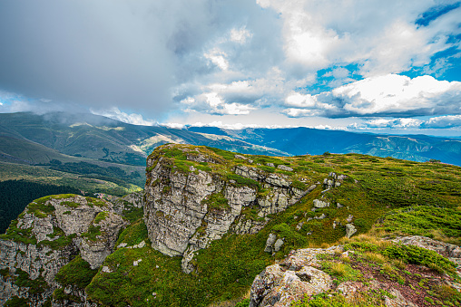 Landscapes of Autumn Carpathian Mountains