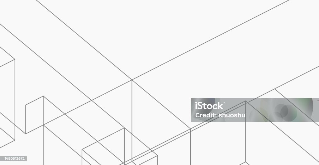 Line Structure Pattern Abstract Geometric Architecture Line Structure Banner Pattern ...