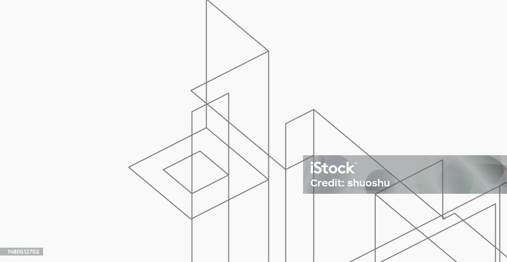 Abstract Geometric Structured Pattern Abstract Geometric Architecture Line Structure Banner Pattern ...