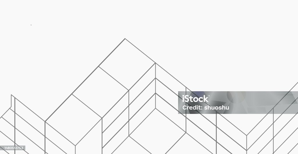 Abstract Geometric Structured Pattern Abstract Geometric Architecture Line Structure Banner Pattern ...