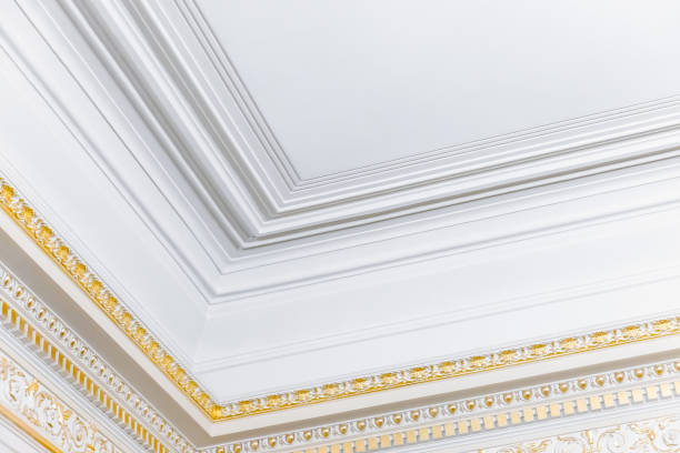 istock Abstract classic architecture background, luxury interior fragment 1480513545