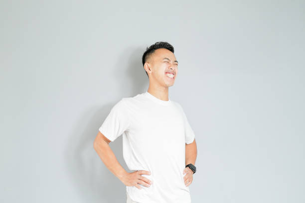 istock a young Asian is doing a sports warm-up 1480513776