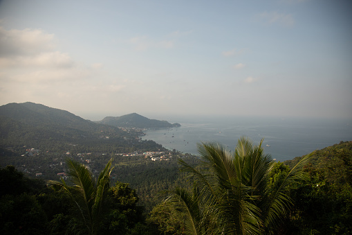 Ko Tao , Thailand - view from the mountains