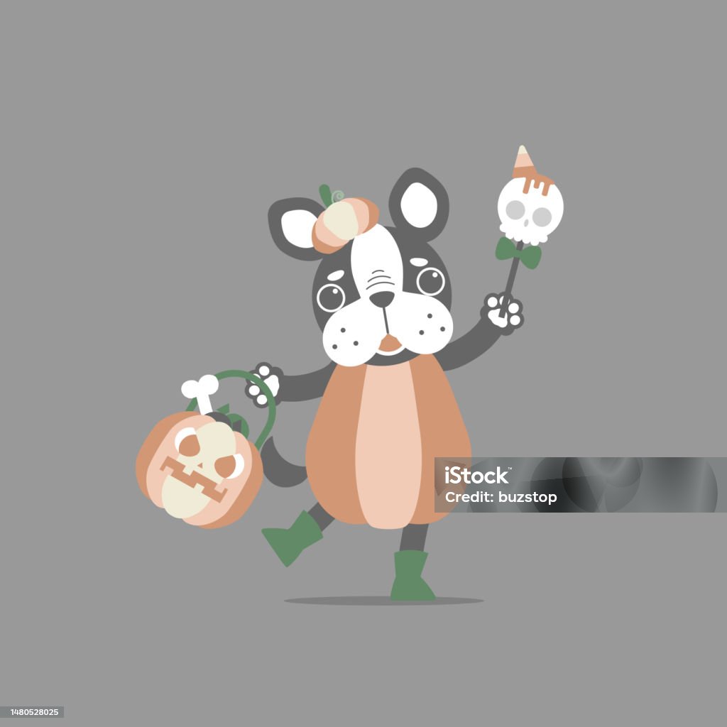 Chúc Mừng Lễ Hội Halloween Với Chú Chó Bulgie Pháp Dễ Thương Và ...