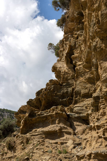 istock Rock wall on the beach, Limenas, Greece 1480533323