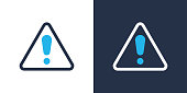 istock Warning sign icon. Solid icon vector illustration. For website design, logo, app, template, ui, etc. 1480533430