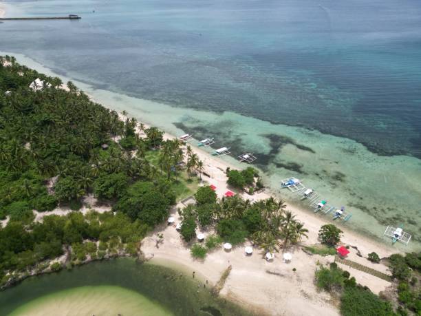 istock Sunny beach and small island 1480549466