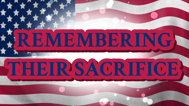 istock remembering their sacrifice animated quote on national flag of usa 1480549486