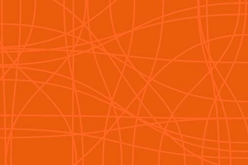 curve line on orange color background . abstract vector illustration. no people.abstract background.