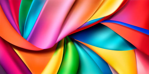 istock Background of pieces of fabric with folds 1480557337