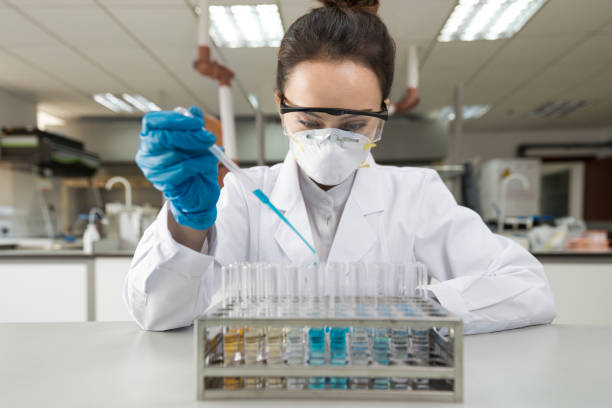 istock Female scientist working in the laboratory. 1480559986
