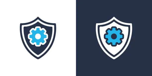 Vector illustration of Security control icon. Solid icon vector illustration. For website design, logo, app, template, ui, etc.