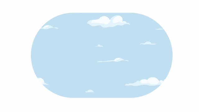 Animated blue sky with clouds
