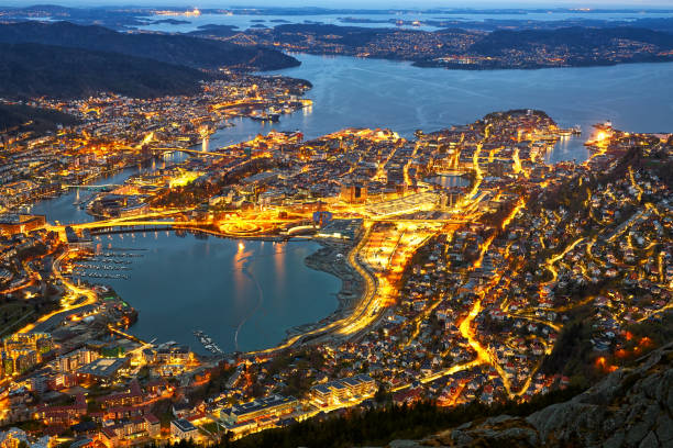 istock Aerial view of Bergen 1480578385