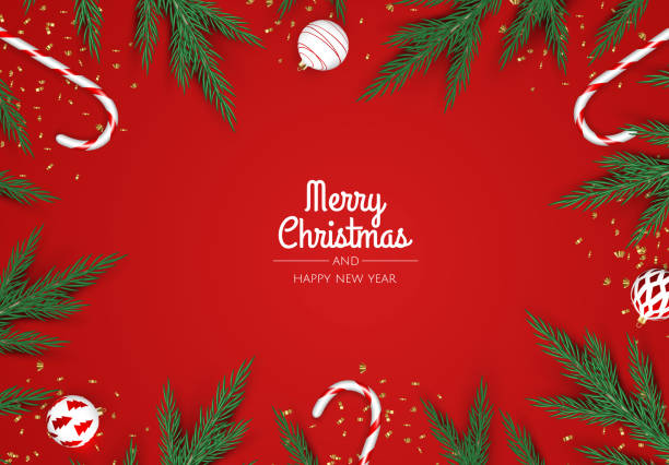 istock Christmas banner. Xmas background design with realistic gift box, snowflake and golden confetti glitter. Horizontal Christmas poster, greeting cards, headers, website 1480586714