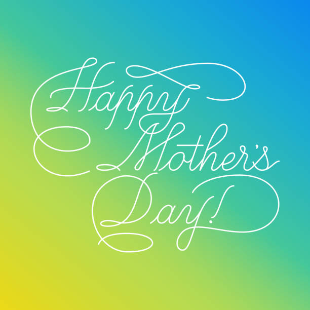istock Happy Mothers Day - calligraphic lettering with elegant flourishes 1480597902