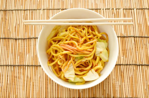istock fried yakisoba Japanese noodles and cabbage with carrot 1480598448