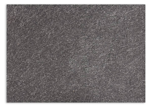 Dark grey granite slab as a background stock photo