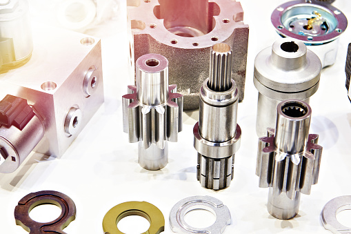 Hydraulic equipment gear shaft parts metal industry