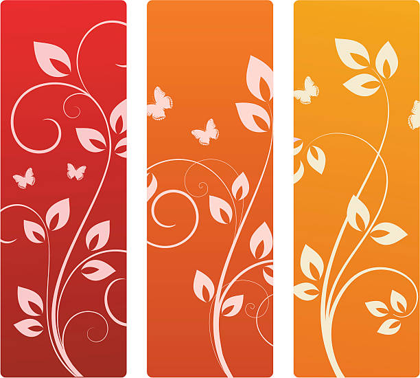 collection of floral backgrounds vector art illustration