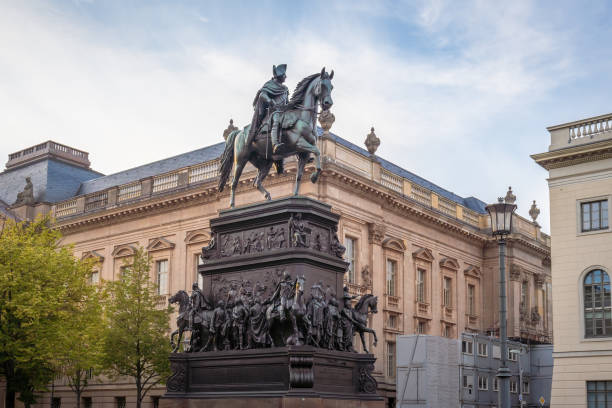 istock Frederick the Great Statue at Unter den Linden Boulevard - Berlin, Germany 1480619738