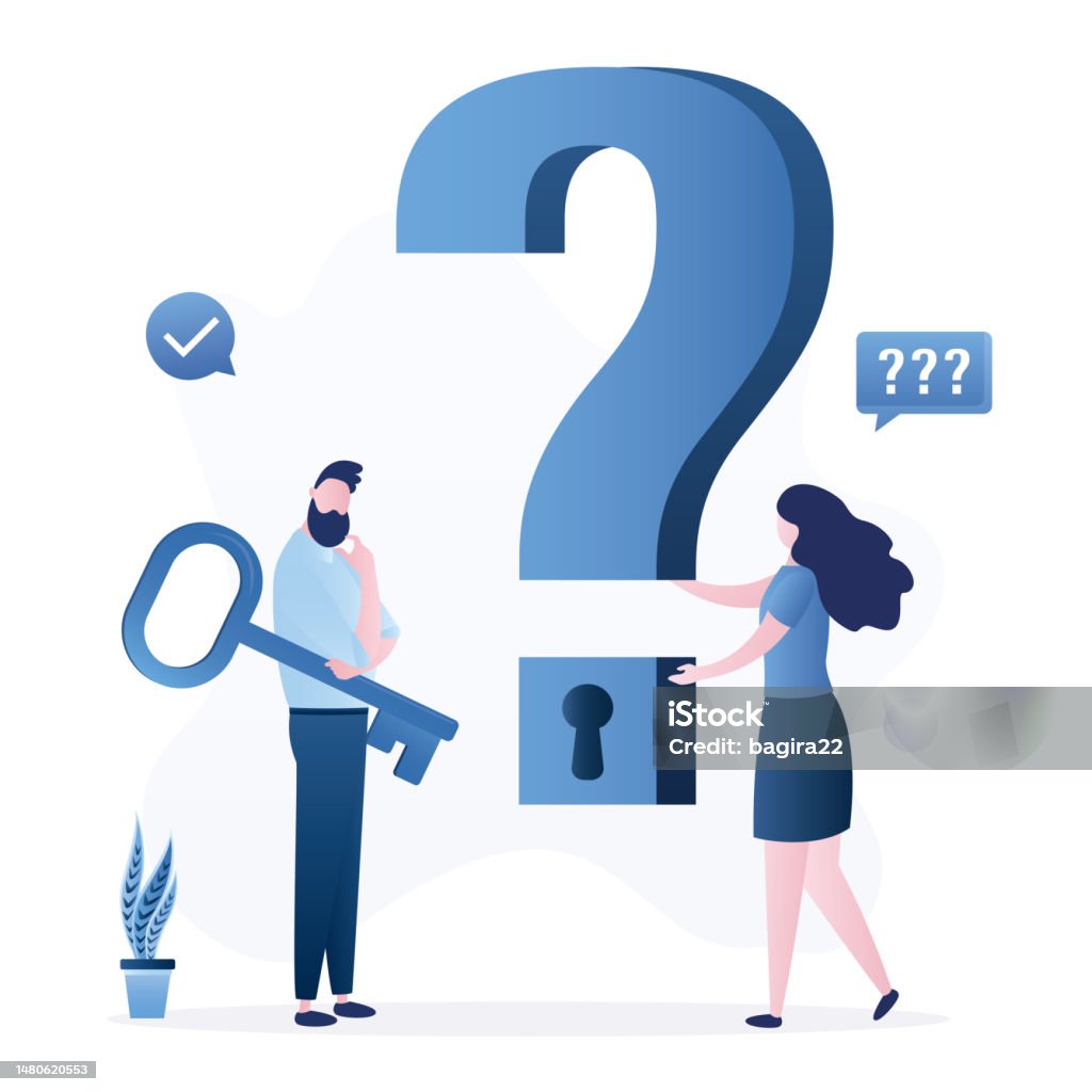 Solving Problems Overcoming Obstacles Smart Business People Thinking ...
