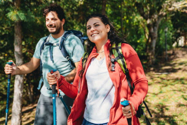 istock A couple is walking on a footpath in the forest 1480630781