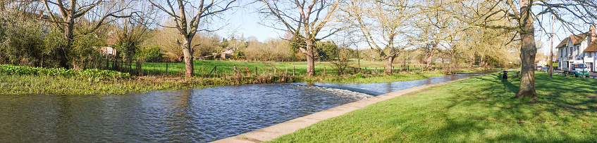River Darent at Eynsford in Kent, England