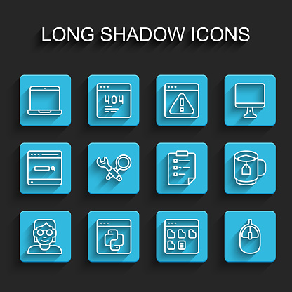 Set Line Hacker Or Coder Python Programming Language Laptop Browser ...