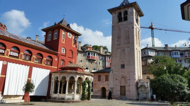istock The Monastery of Vatopedi is a monastery built on Mount Athos 1480644338