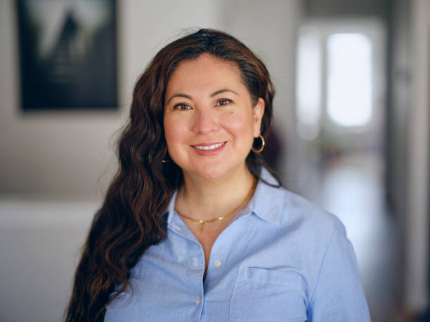 istock Hispanic Woman Portrait in a Home 1480644426