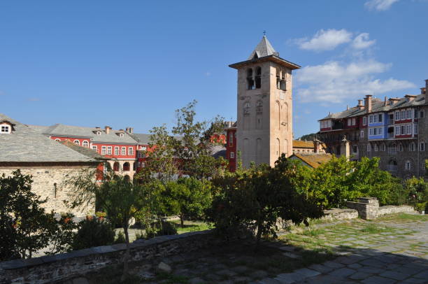 istock The Monastery of Vatopedi is a monastery built on Mount Athos 1480645067