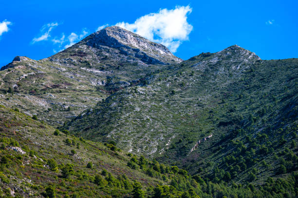 El Cielo mountain, beautiful travel destination of a southern Spain. The Sierras de Tejeda, Almijara and Alhama Mountains. El Cielo mountain, beautiful travel destination of a southern Spain. The Sierras de Tejeda, Almijara and Alhama Mountains. almijara stock pictures, royalty-free photos & images