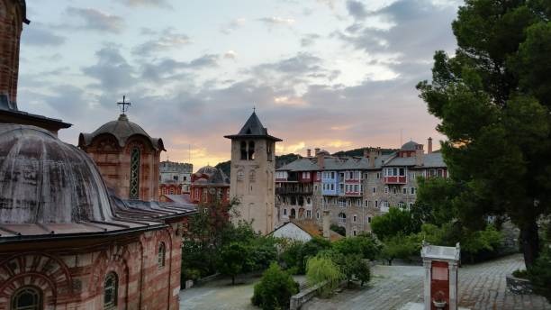 istock The Monastery of Vatopedi is a monastery built on Mount Athos 1480646585