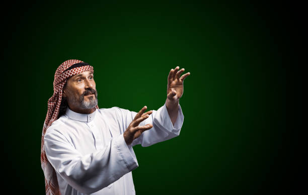 istock Arab healer performs energy work using hands, channeling spiritual forces for holistic well-being and relaxation 1480649060