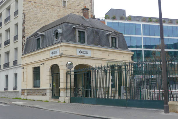 Louis Pasteur foundation. Paris, France. April 02. 2023. A medical research institute dedicated to researching diseases and vaccines. pasteur institute stock pictures, royalty-free photos & images