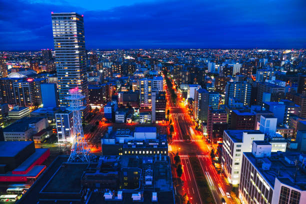 istock View from Sapporo TV Tower Sightseeing in Hokkaido 1480680420