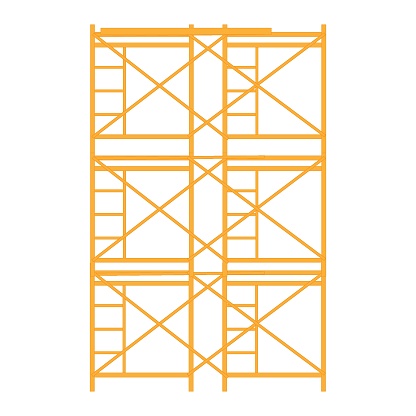 Scaffolding icon vector illustration symbol design